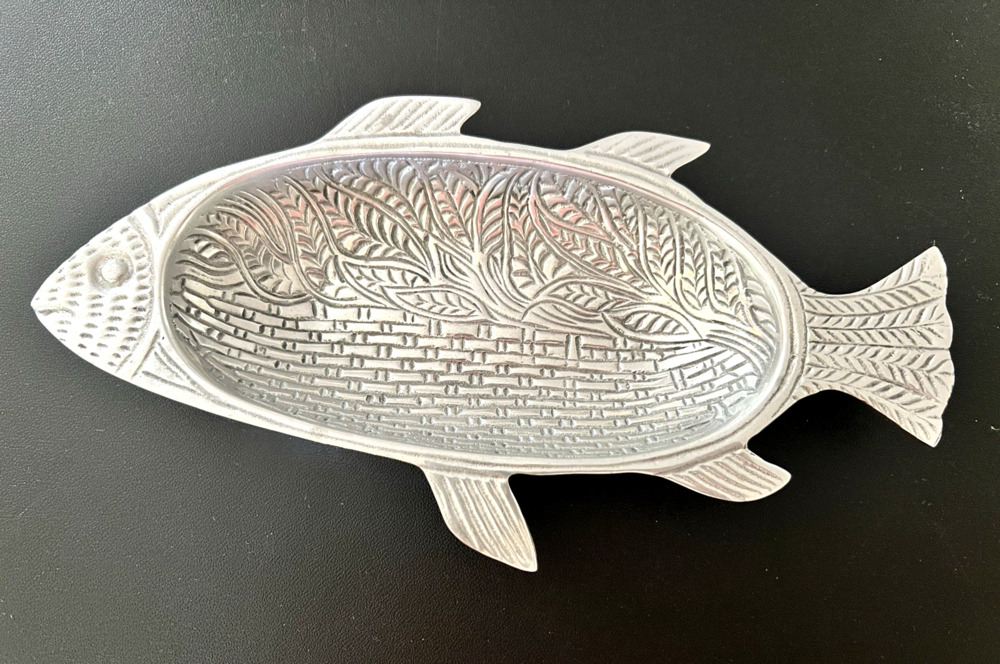 Aluminum FISH Shaped Serving Dish Tray Nautical Decor Serving Tray M/I India
